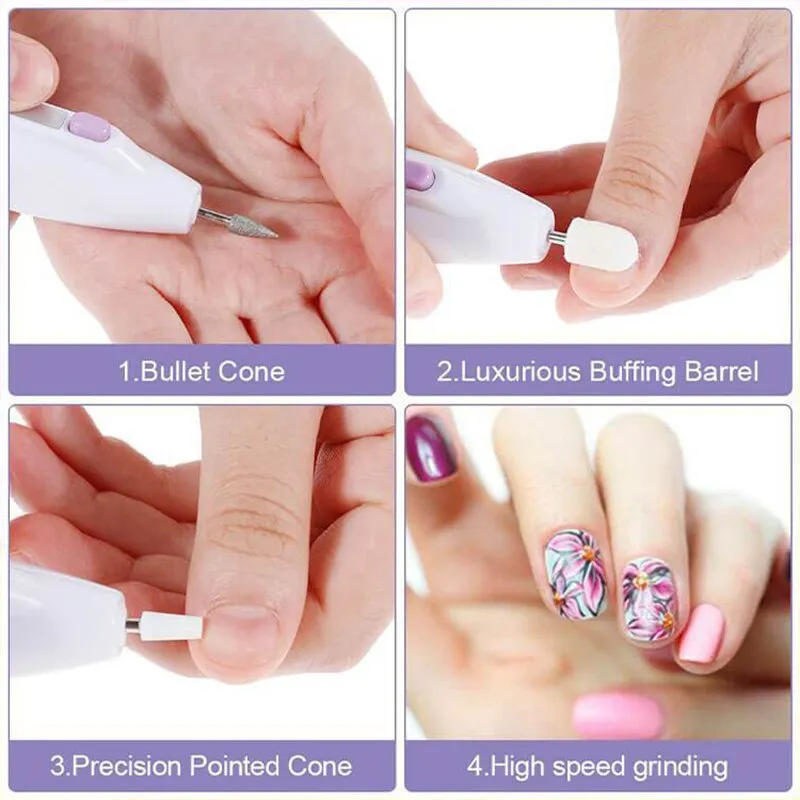 Mini Simple Electric Nail Care Kit