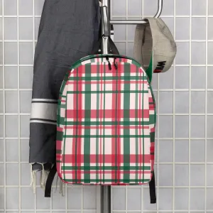 Minimalist Backpack - Red & Green Lines