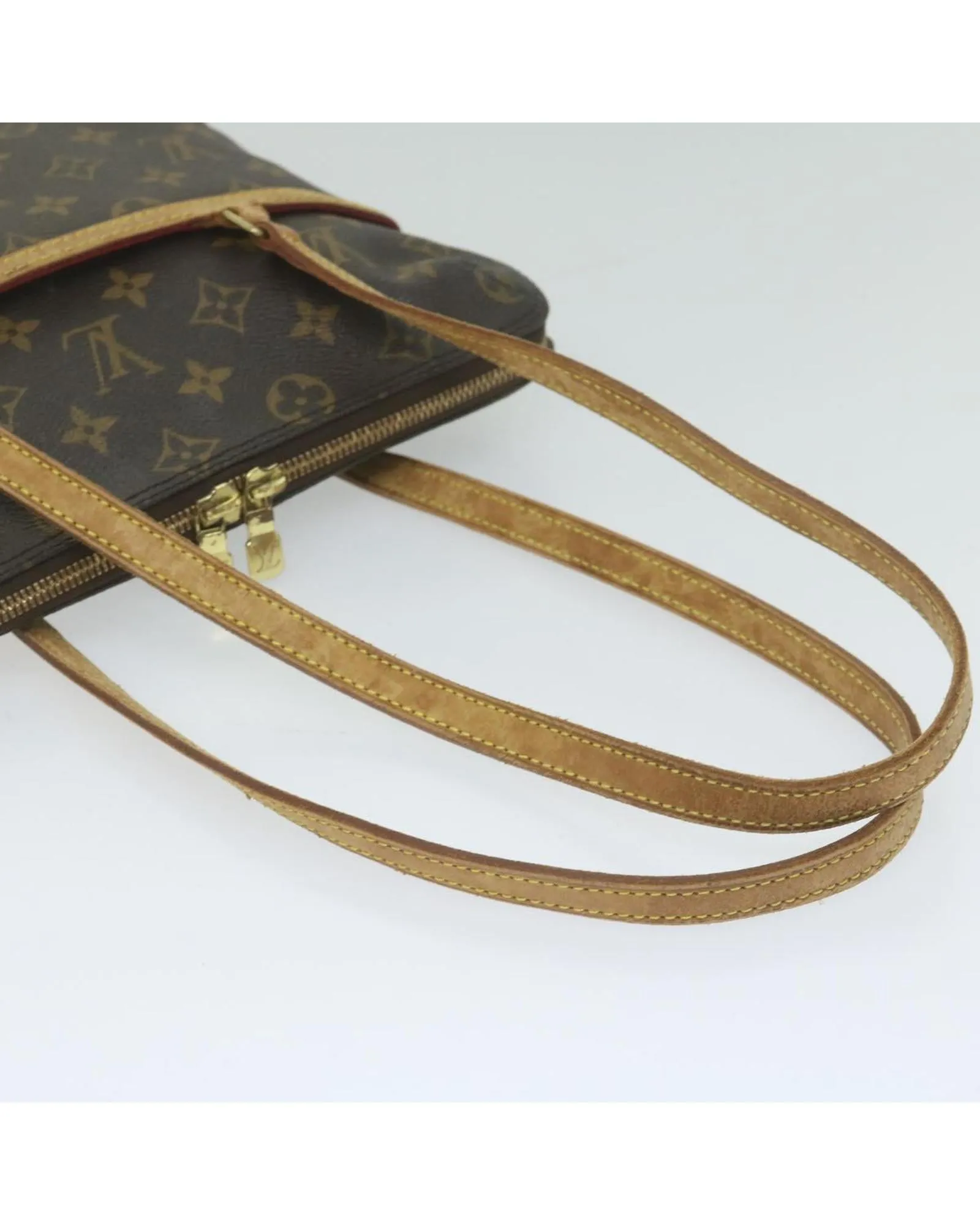 Monogram Canvas Shoulder Bag with Accessories Made in France