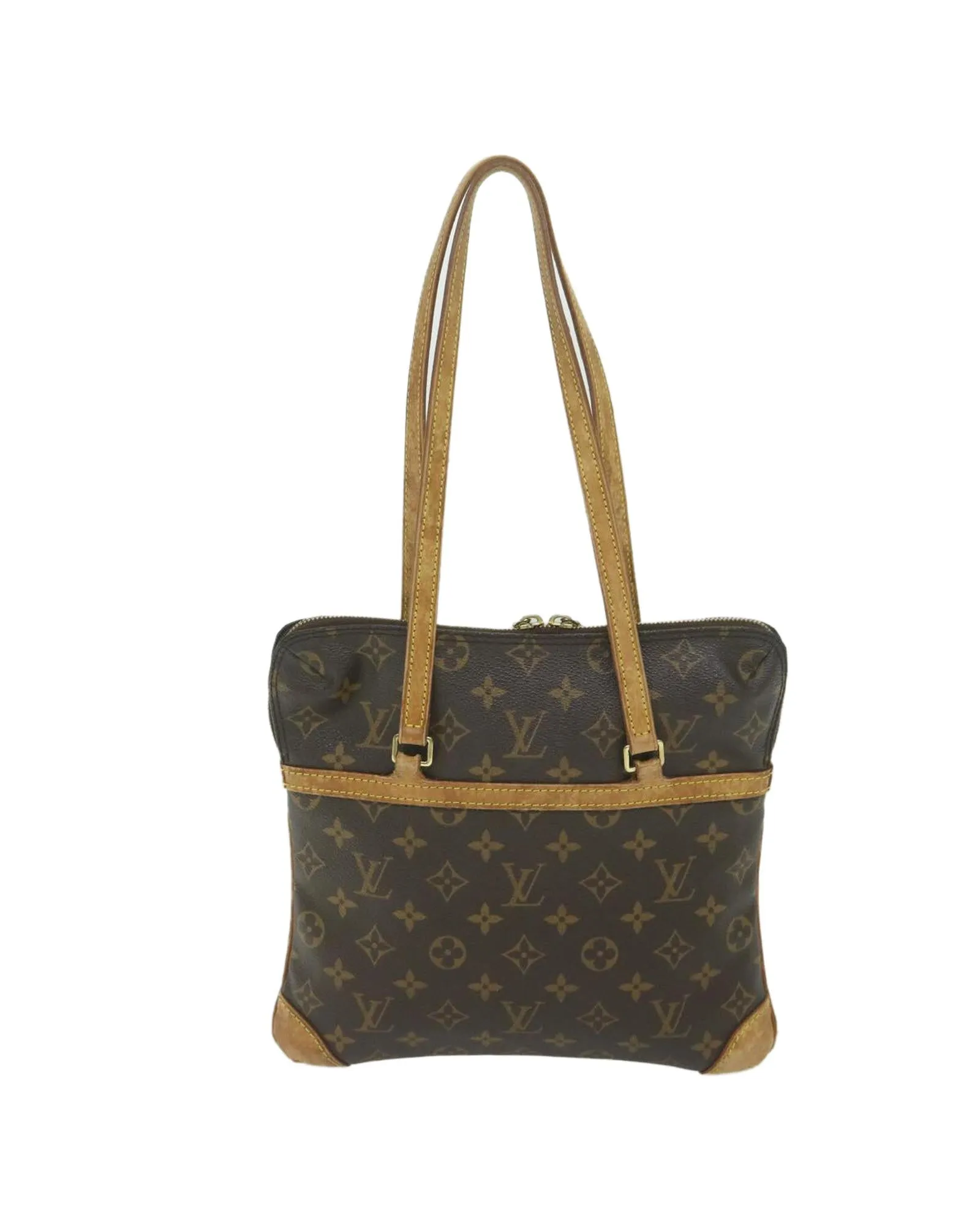 Monogram Canvas Shoulder Bag with Accessories Made in France