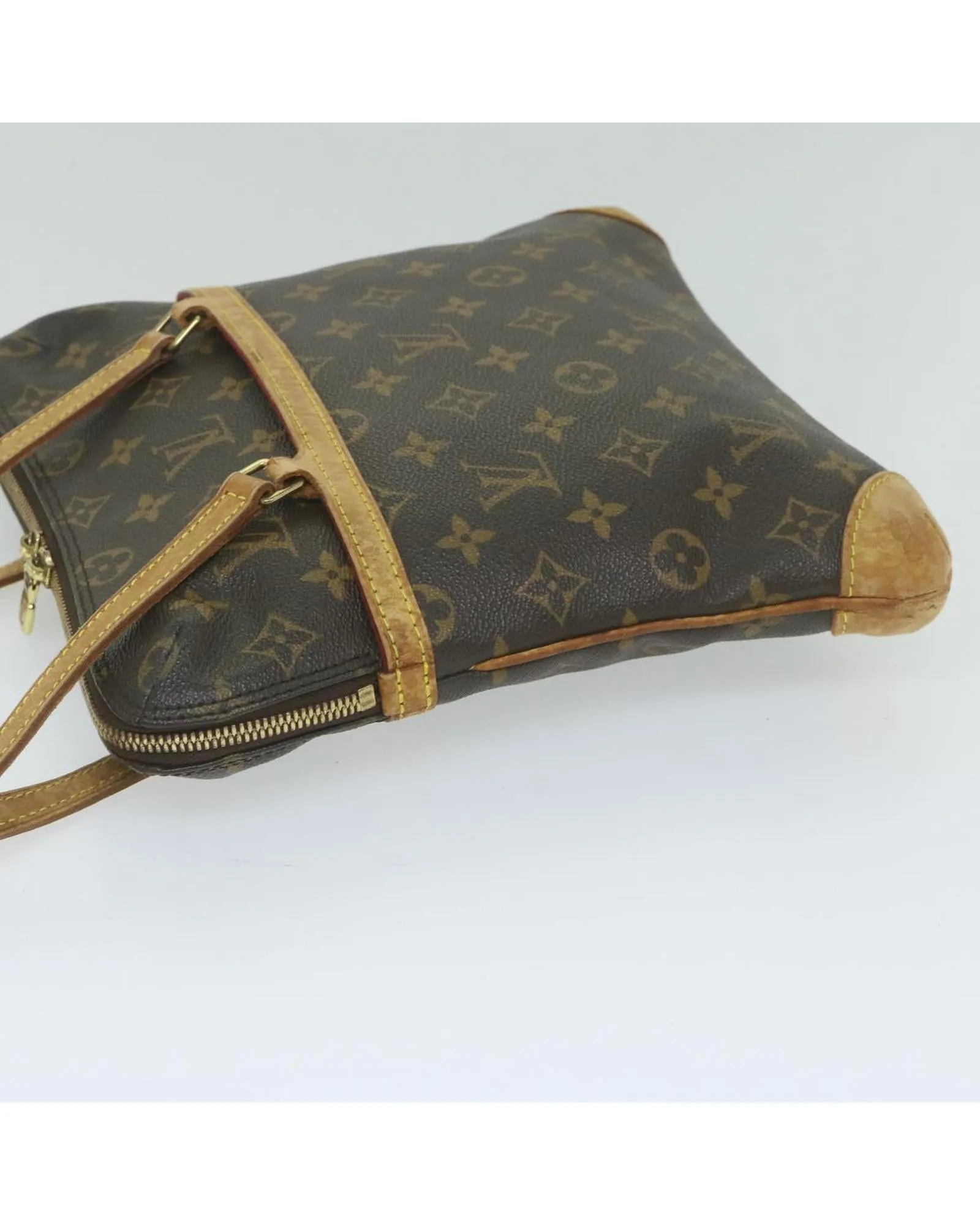 Monogram Canvas Shoulder Bag with Accessories Made in France