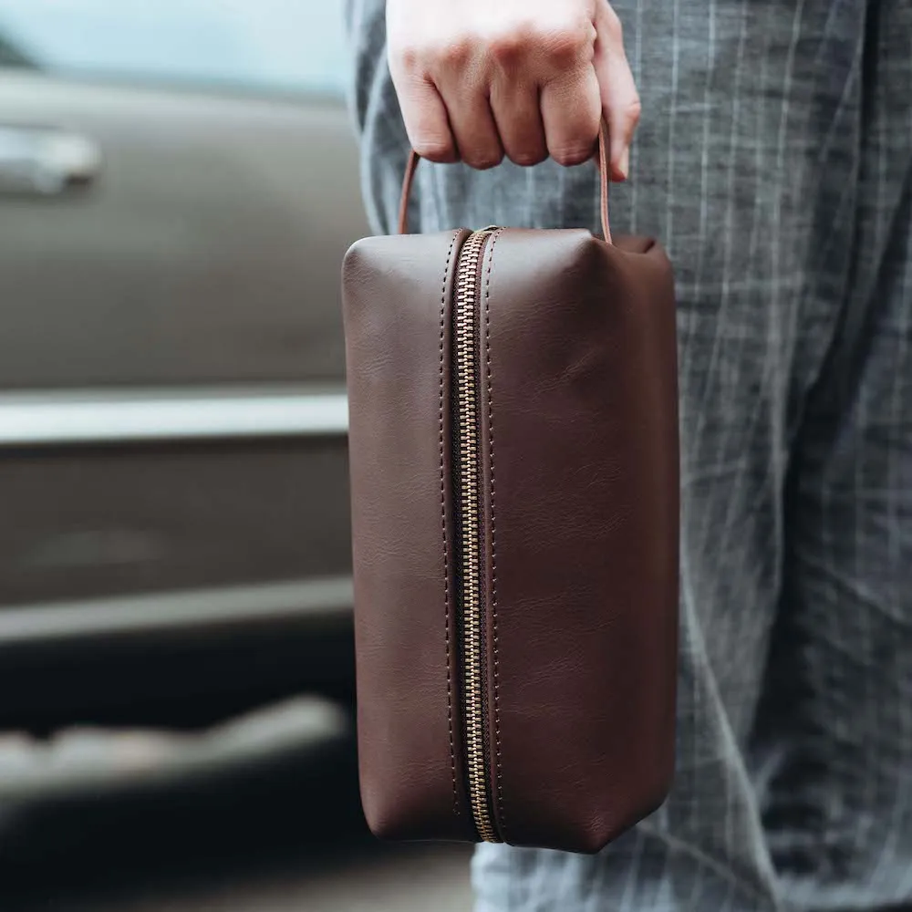 Monogrammed Dopp Kit for Men