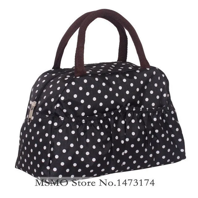 MSMO 2017 new fashion lunch bag women handbags women bags waterproof printed lunch box lunch bag for kids picnic bag 22 Colors