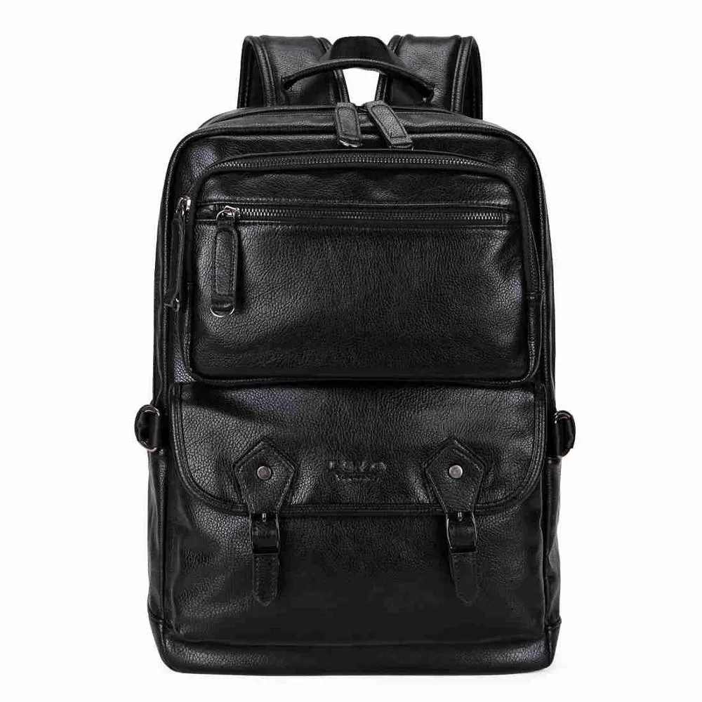 Multifunctional Breathable Leather Backpack