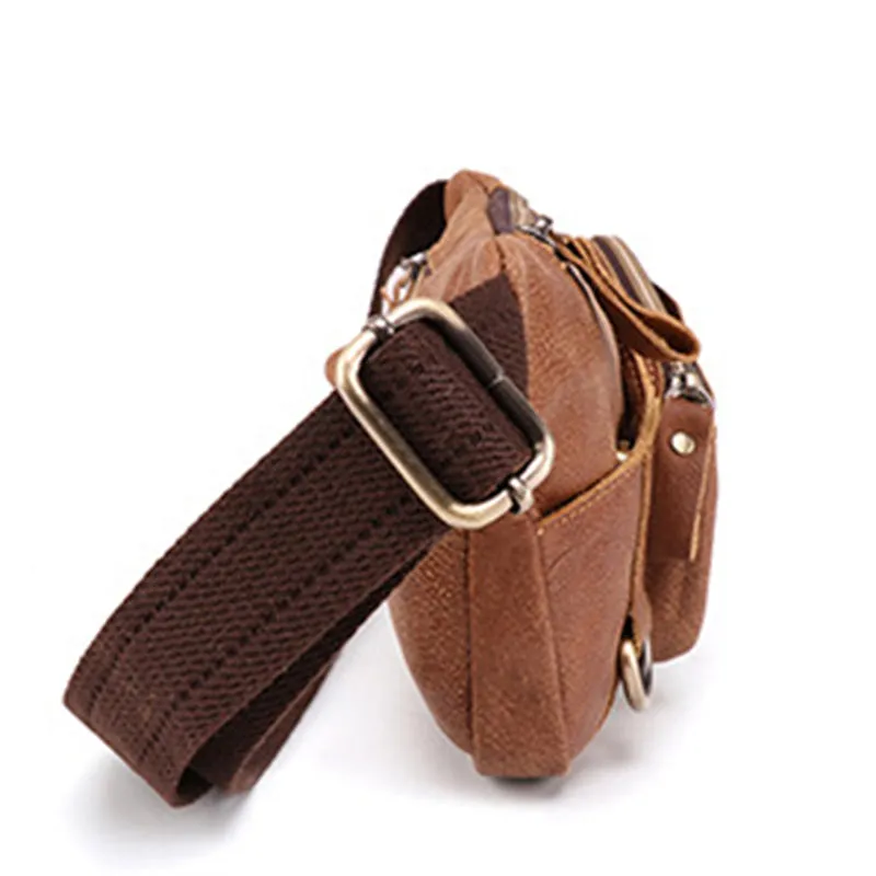 Multifunctional Leather Fanny Pack For Men