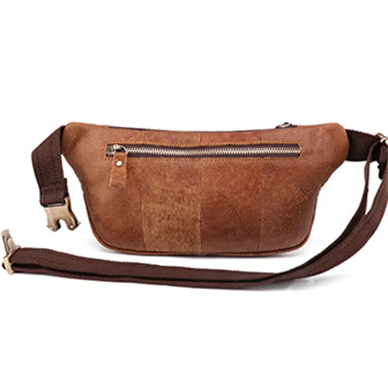 Multifunctional Leather Fanny Pack For Men