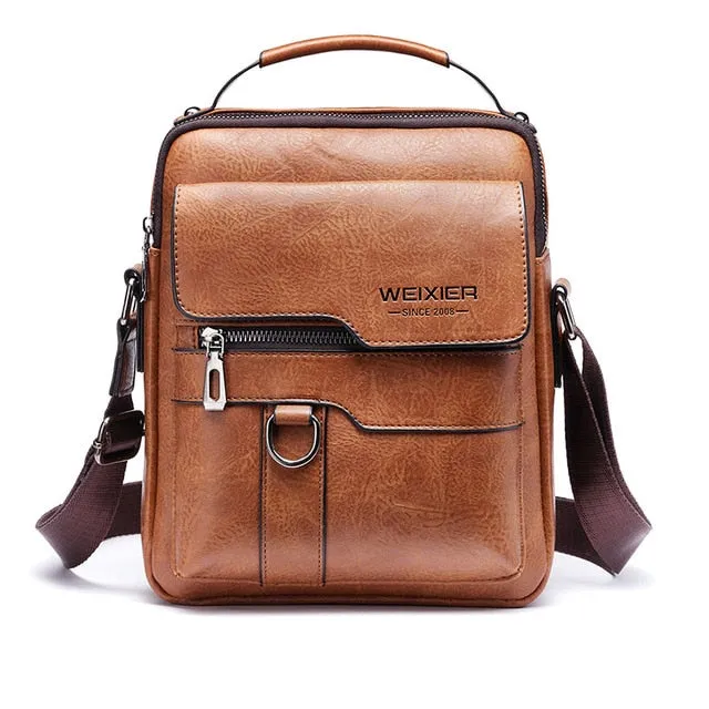 New Men Crossbody Bag Shoulder Bags Multi-function Men Handbags Large Capacity Split Leather Bag For Man Messenger Bags Tote Bag