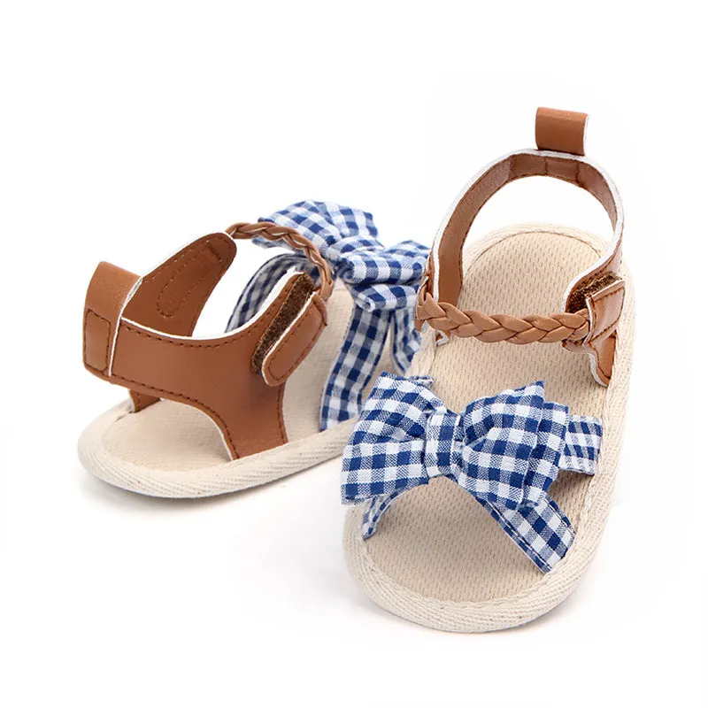 New summer 0-1 years old female baby sandals soft bottom princess shoes non-slip baby toddler shoes