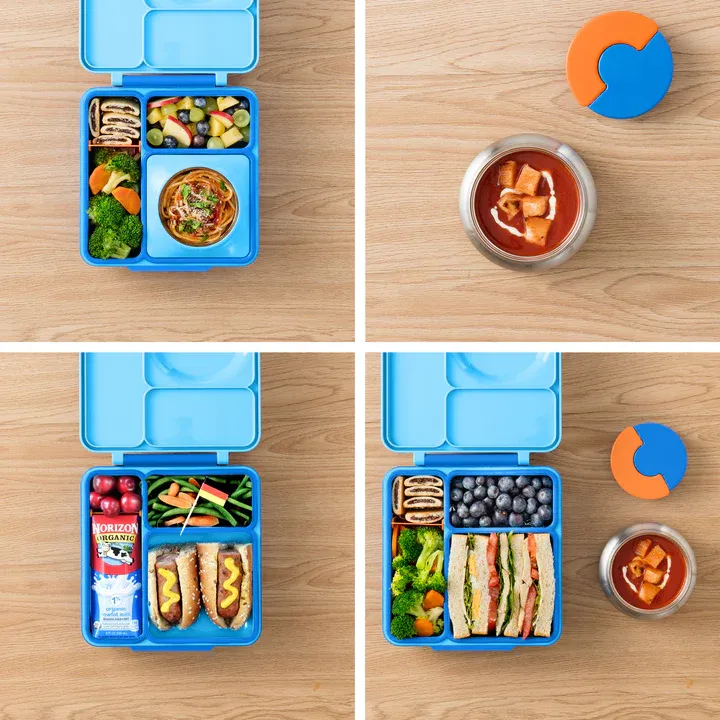 OmieBox Bento Lunch Box ~ Blue Sky