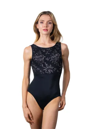 ON SALE Antoinette Bateau Tank Leotard