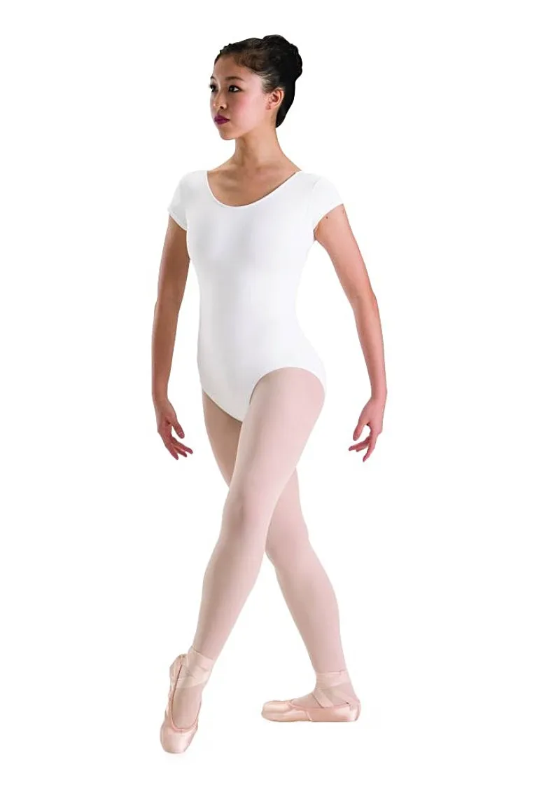 ON SALE Motionwear Cotton Cap Sleeve Leotard