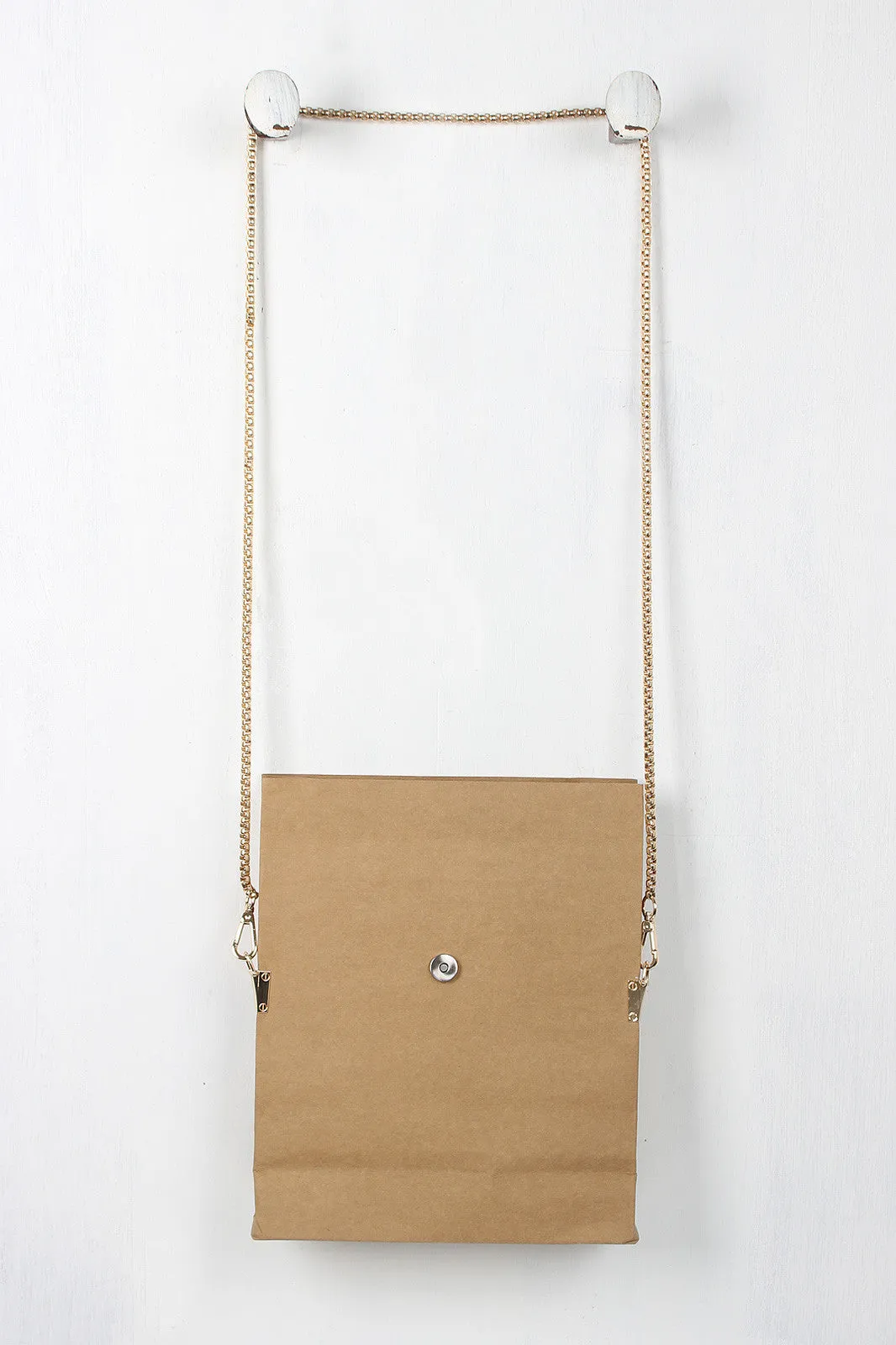 Paper Design Stud Detailed Bag