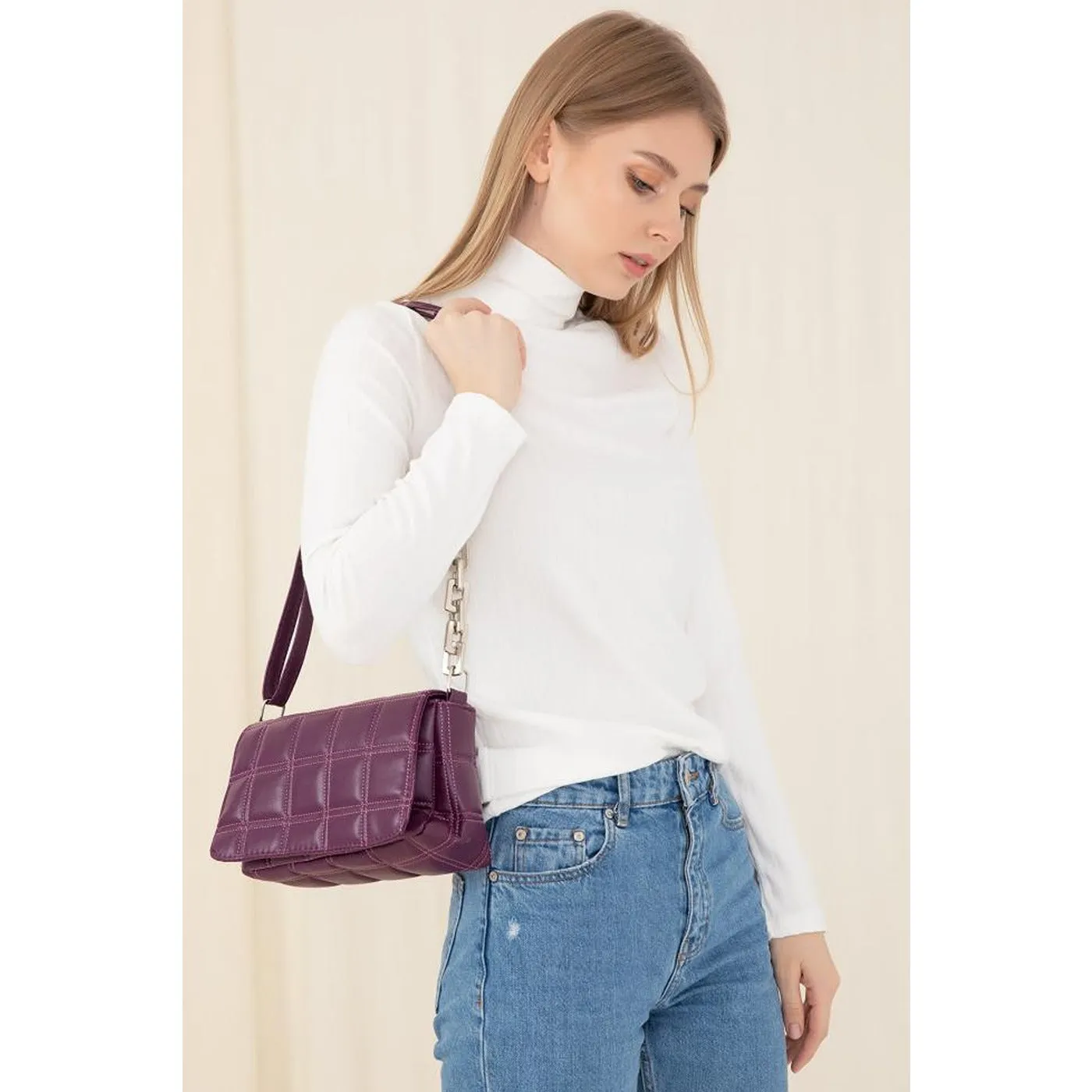 Purple Botty Side Bag