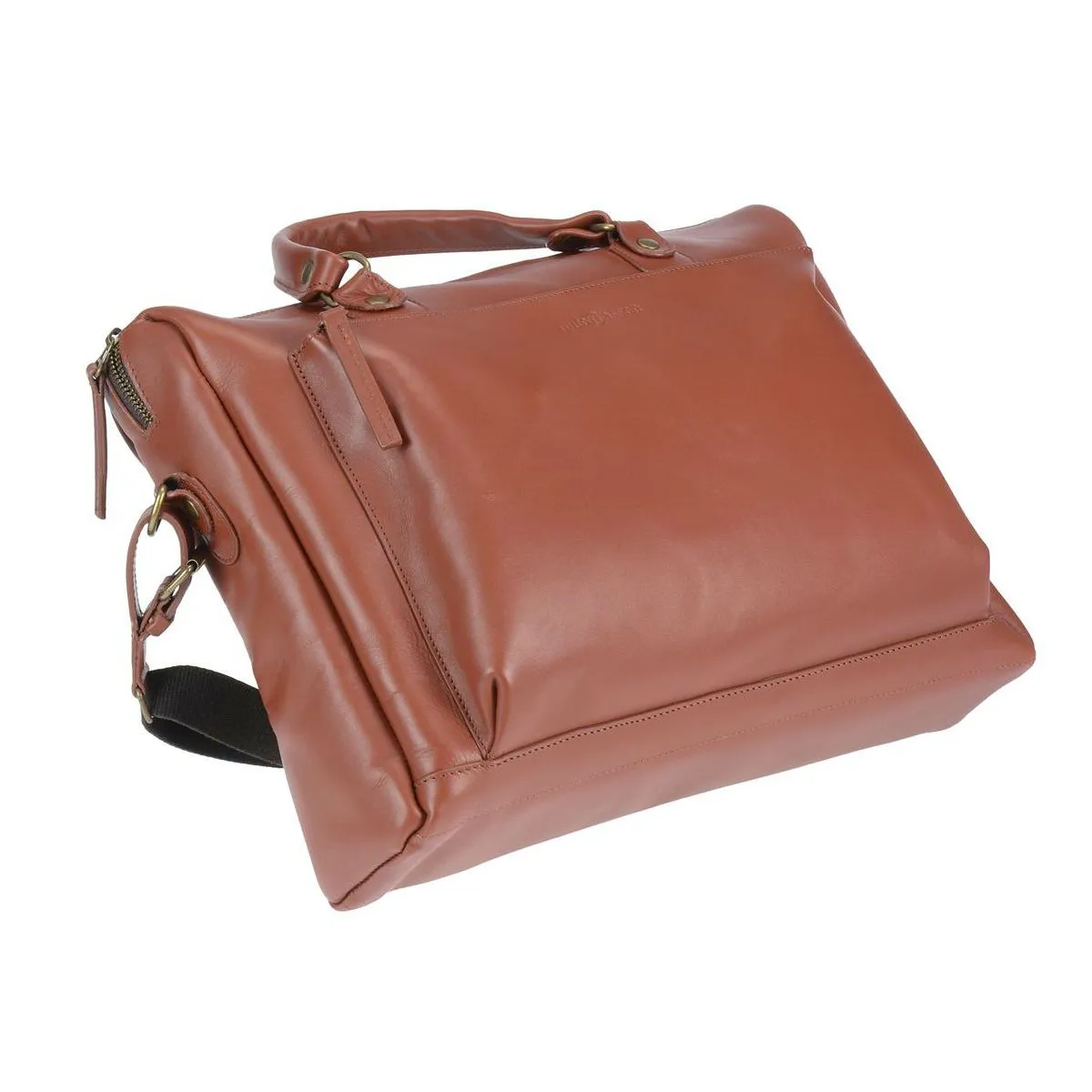 Ruitertassen 4051 Leather Messenger Bag, Brown