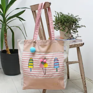 Sherbet Ice Cream Tote Bag