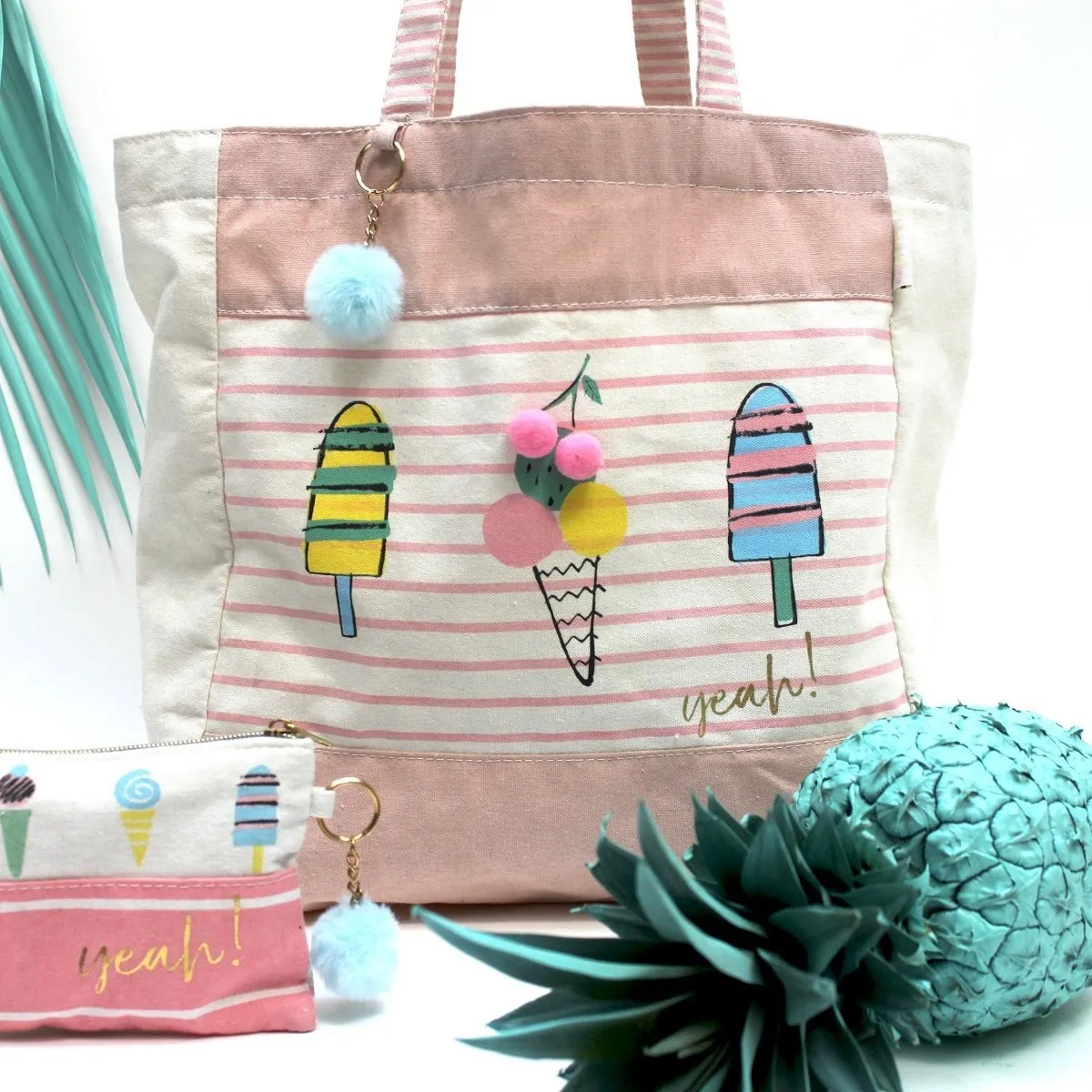 Sherbet Ice Cream Tote Bag