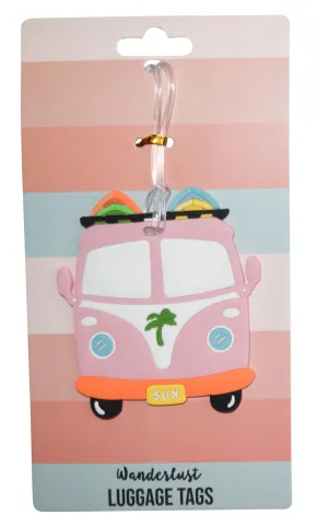 Silicone Luggage Tag VW Bus