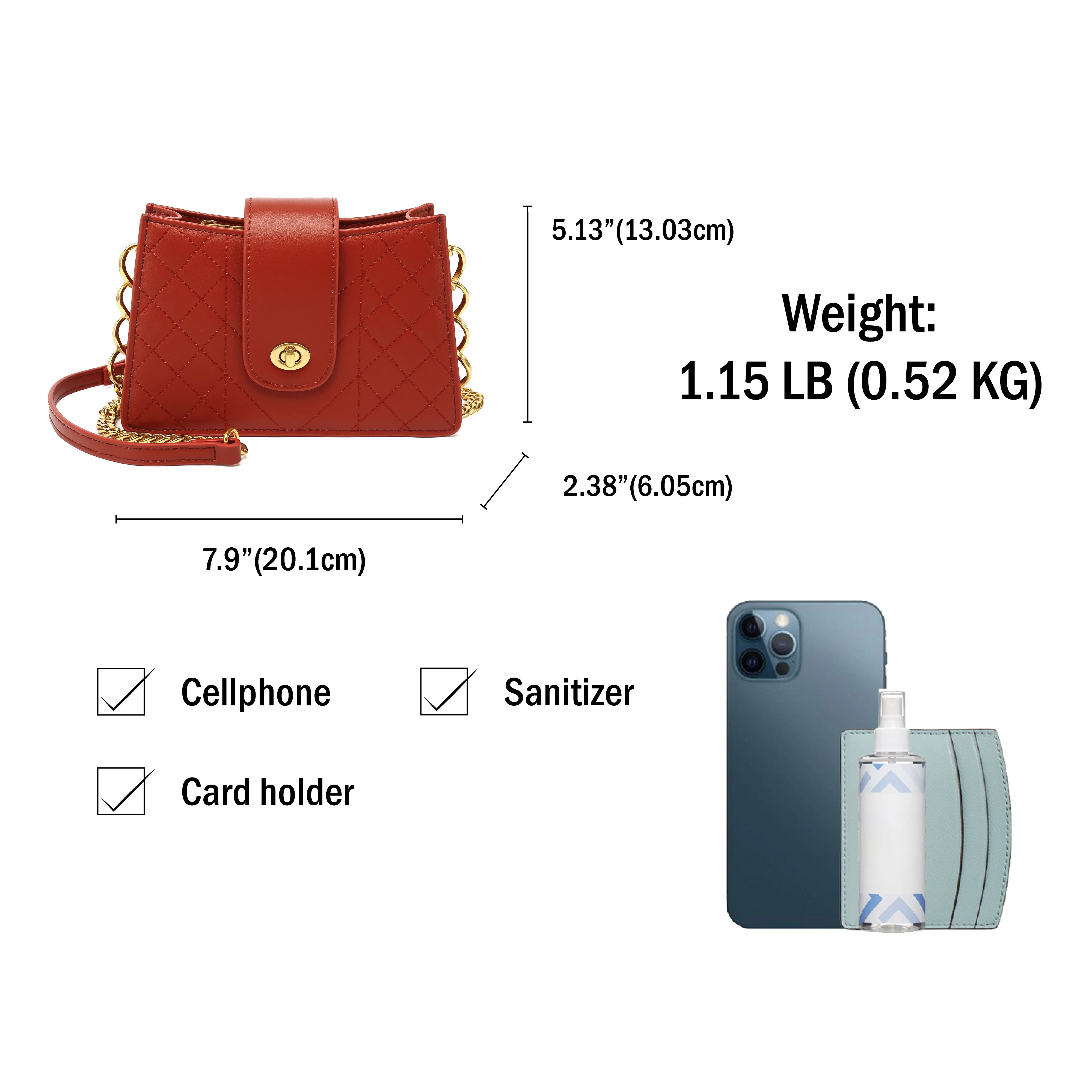 Small Fashion Crossbody Handbag H2085