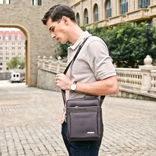 Solid Durable Oxford Shoulder Bag