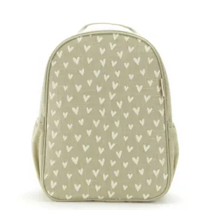 SoYoung Toddler Backpack - Little Hearts Sage