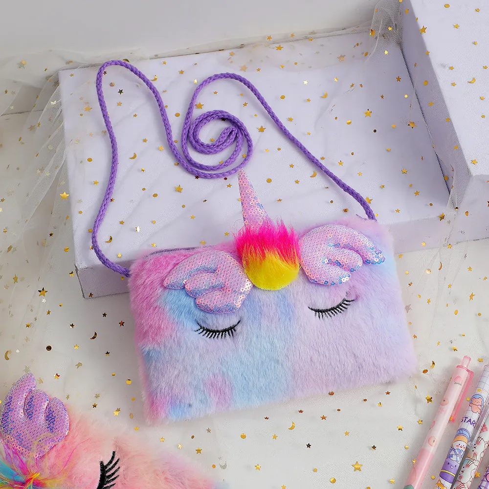 Sparkly Unicorn Tie Dye Bag Perfect Girls Holiday Gift