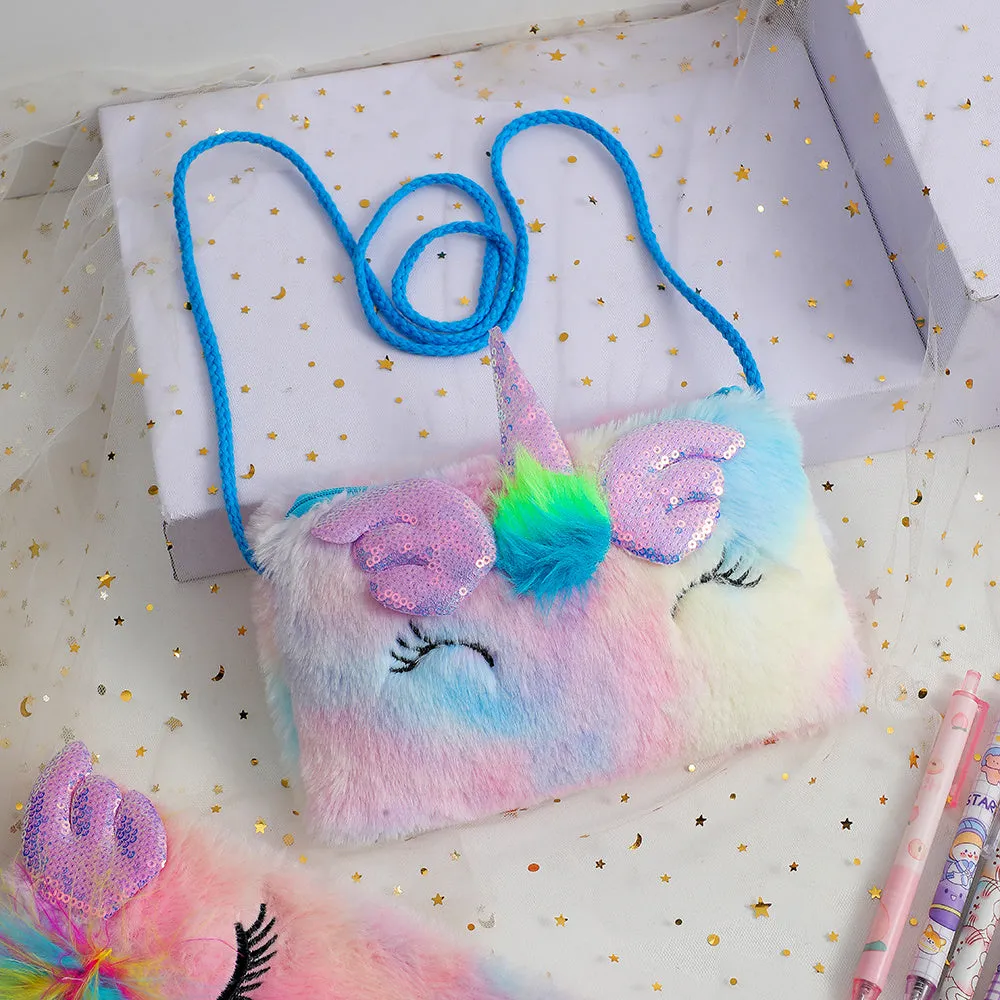 Sparkly Unicorn Tie Dye Bag Perfect Girls Holiday Gift