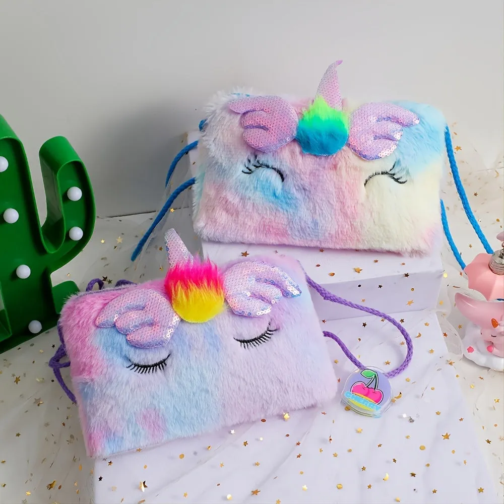 Sparkly Unicorn Tie Dye Bag Perfect Girls Holiday Gift