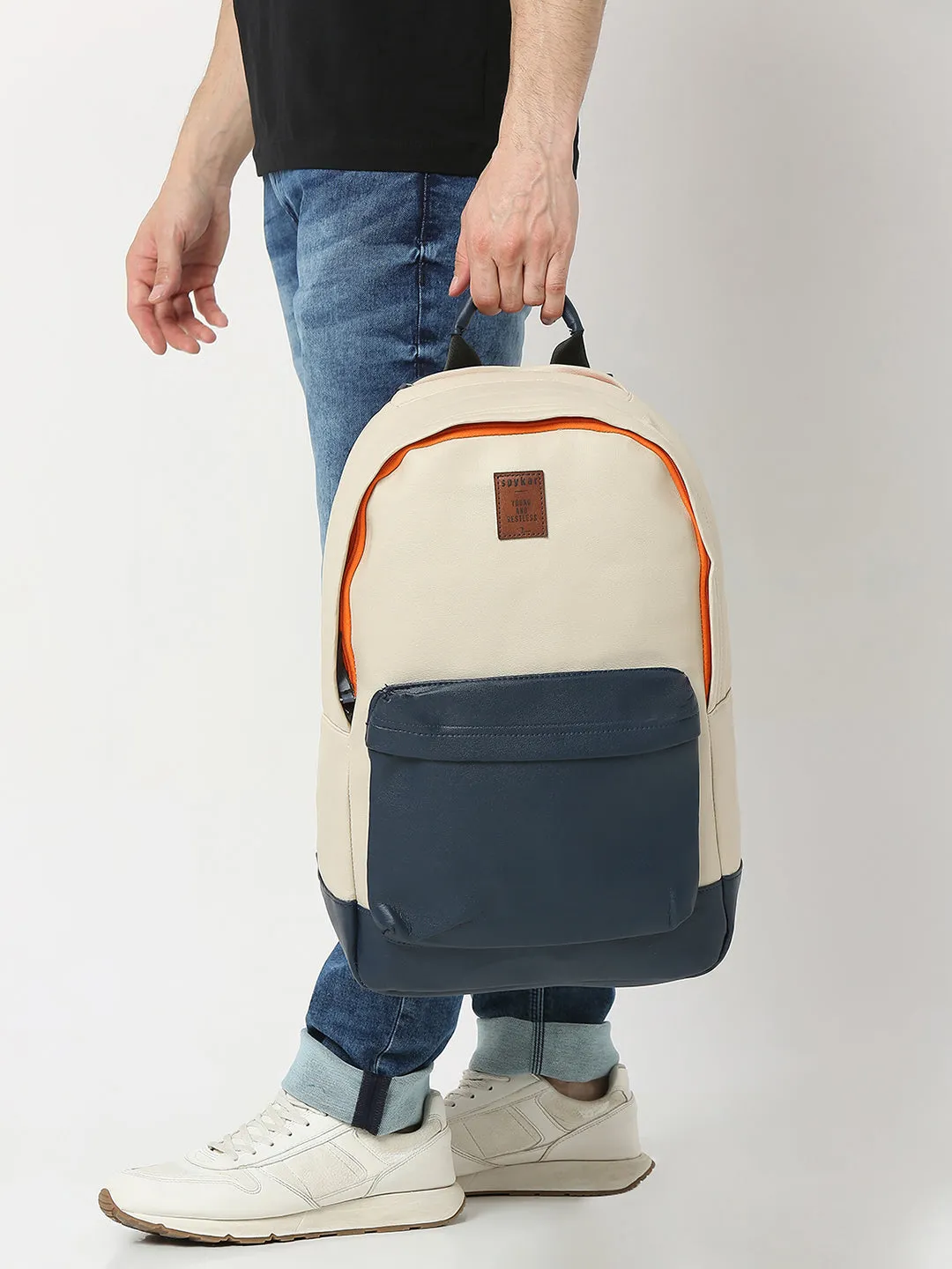 Spykar Unisex Navy Backpack