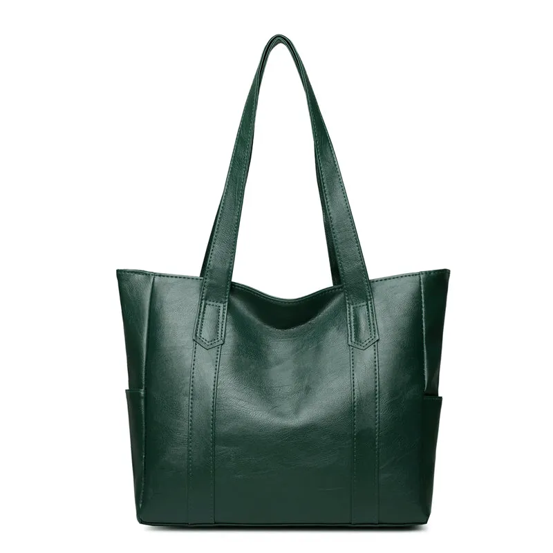 Stylish Zipper Handbag Elegant Tote Bag for Women