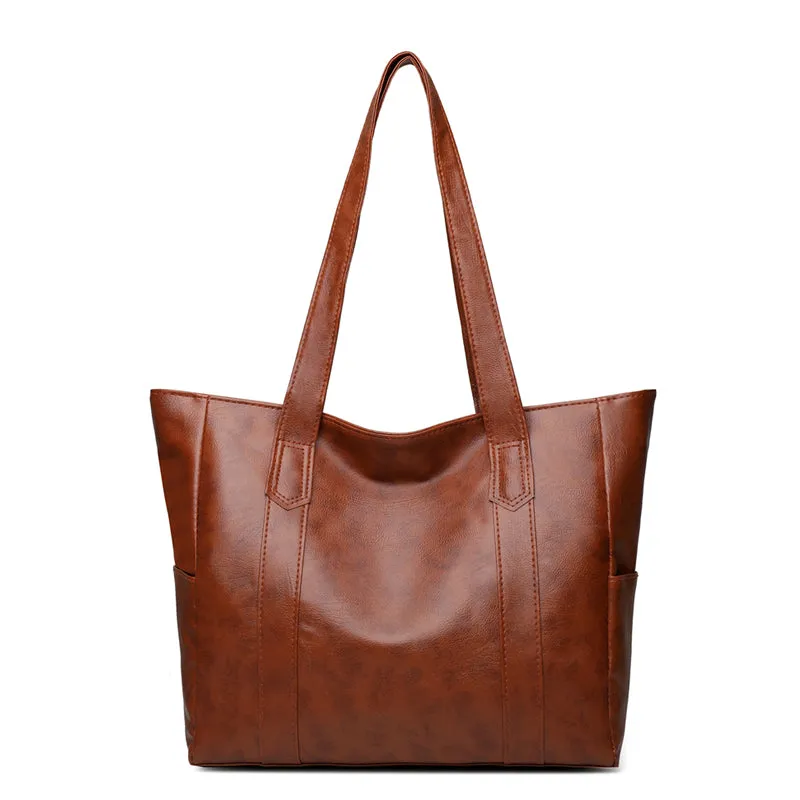 Stylish Zipper Handbag Elegant Tote Bag for Women