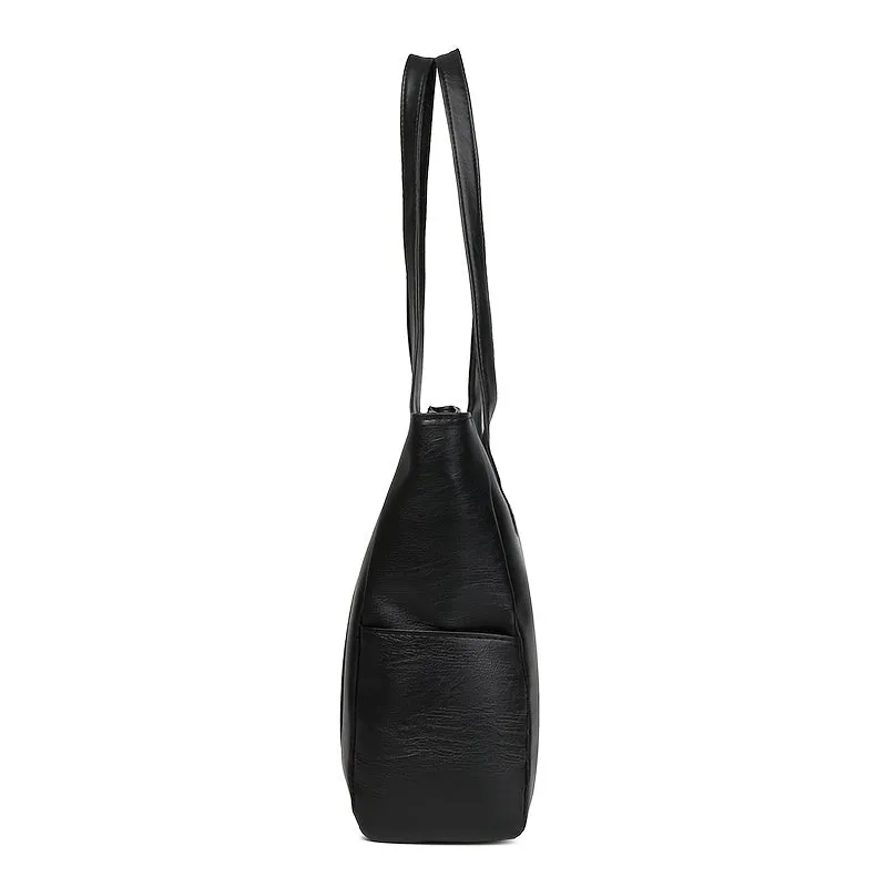 Stylish Zipper Handbag Elegant Tote Bag for Women