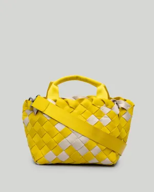 Tangier Mini Tote, Ochre Stripe