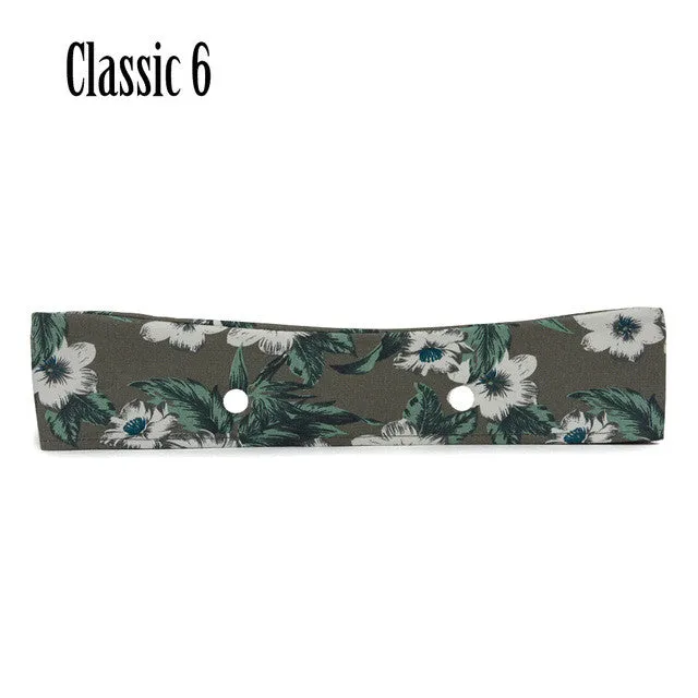 TANQU New summer Classic Mini Floral Fabric Trim cotton fabric Thin Decoration for Obag Handbag O Bag Body for summer autumn