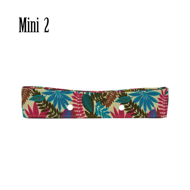 TANQU New summer Classic Mini Floral Fabric Trim cotton fabric Thin Decoration for Obag Handbag O Bag Body for summer autumn