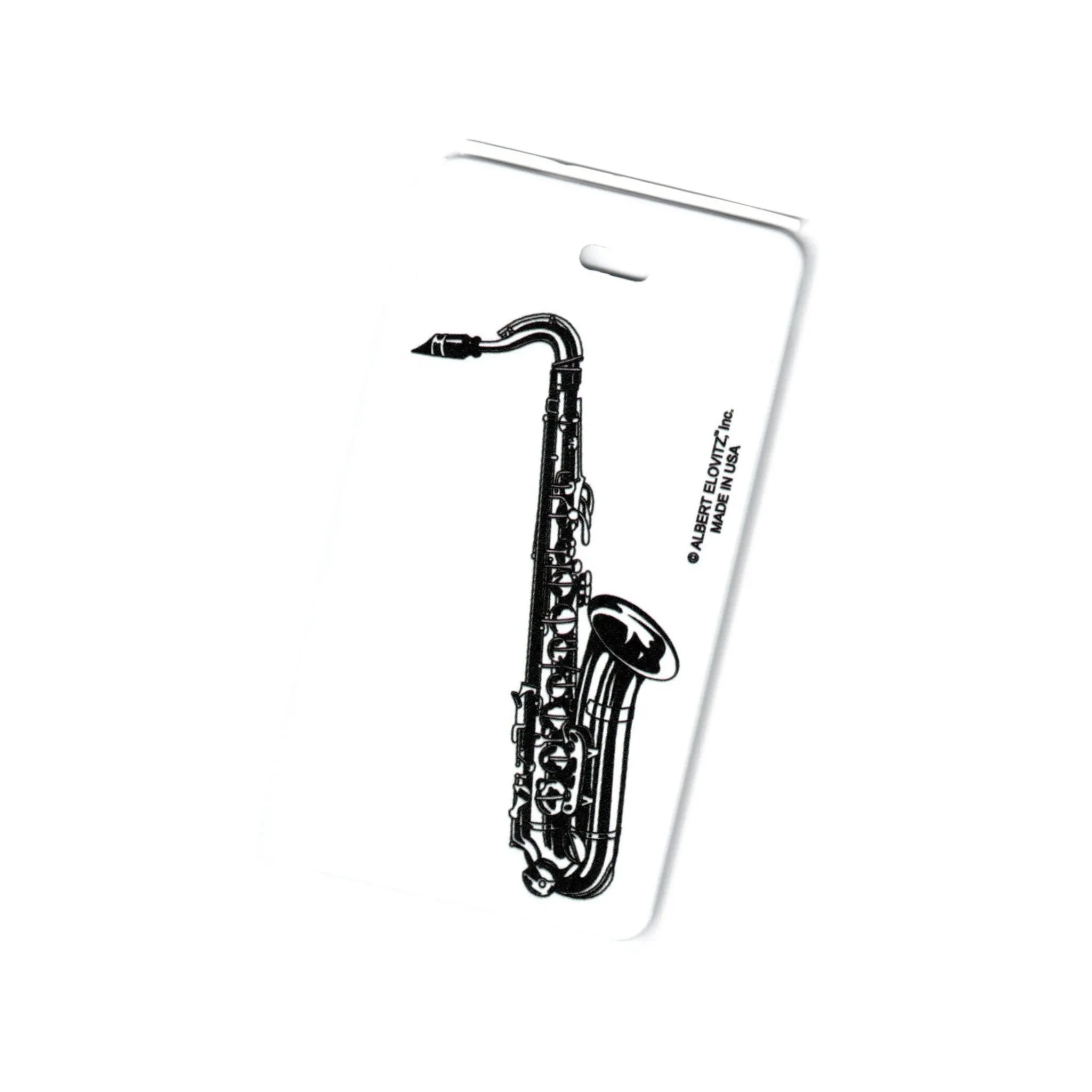 Tenor Saxophone Luggage Tag