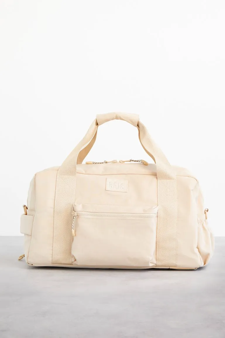 The Sport Duffle in Beige