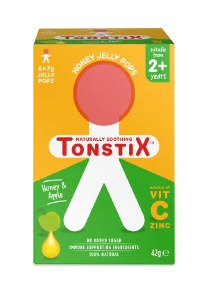 TONSTIX HONEY JELLY POPS APPLE