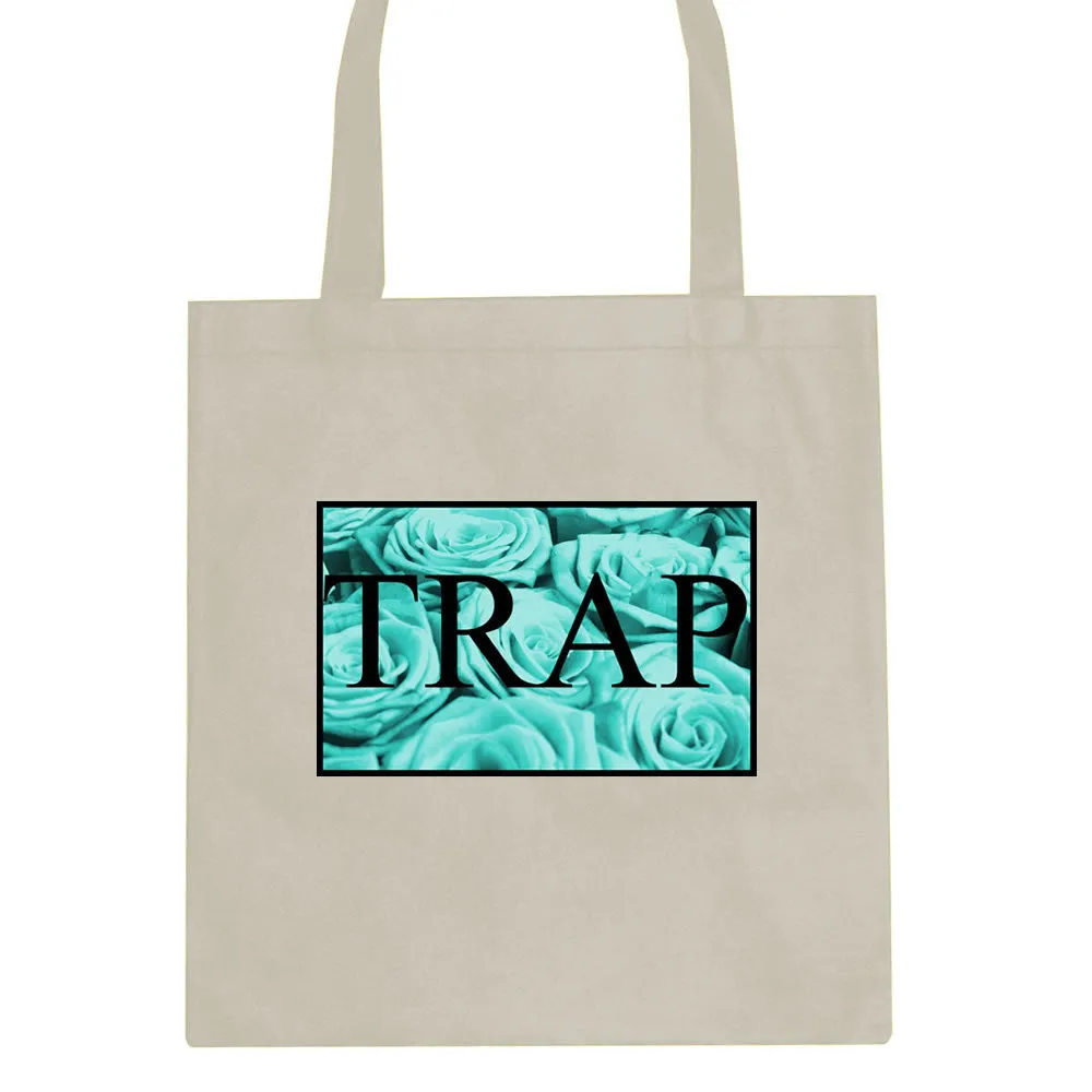 Trap Floral Pattern Tote Bag