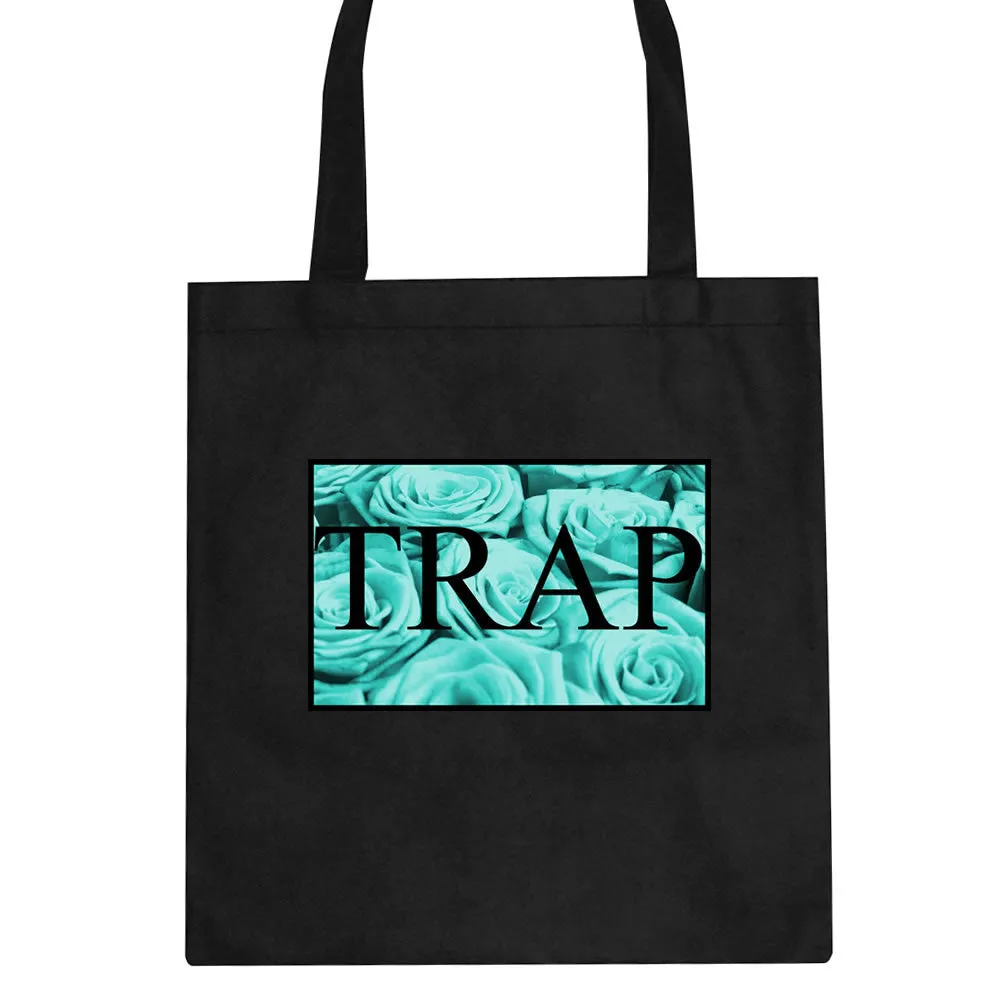 Trap Floral Pattern Tote Bag