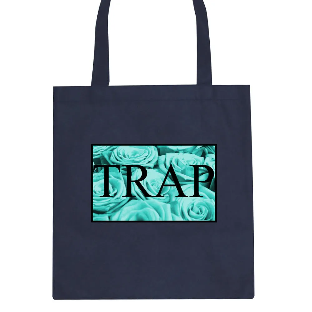 Trap Floral Pattern Tote Bag