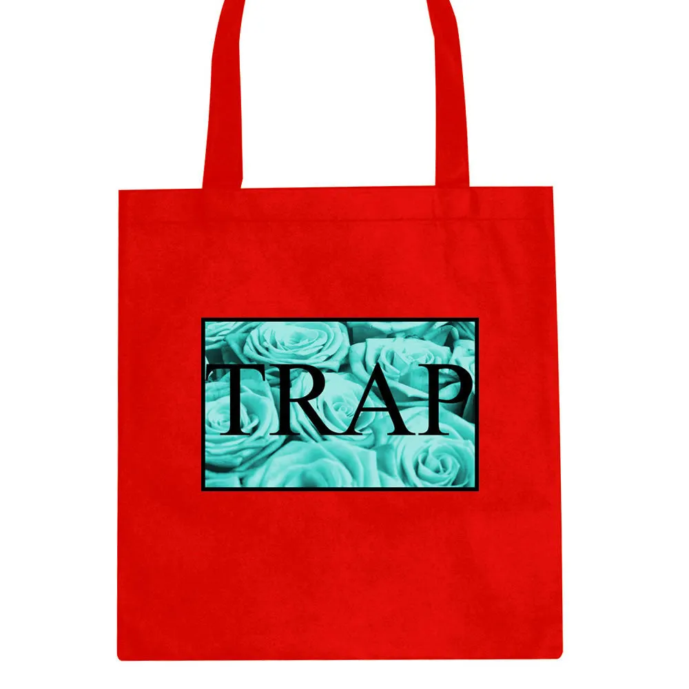 Trap Floral Pattern Tote Bag