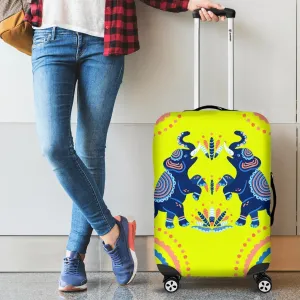 Two Elephants Luggage Cover