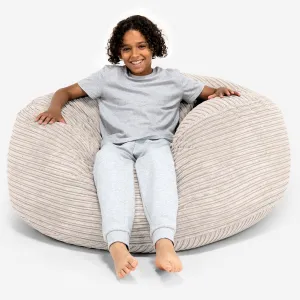 Ultra Comfy Kids Super Sized Bean Bag 6-14 yr - Cord Ivory