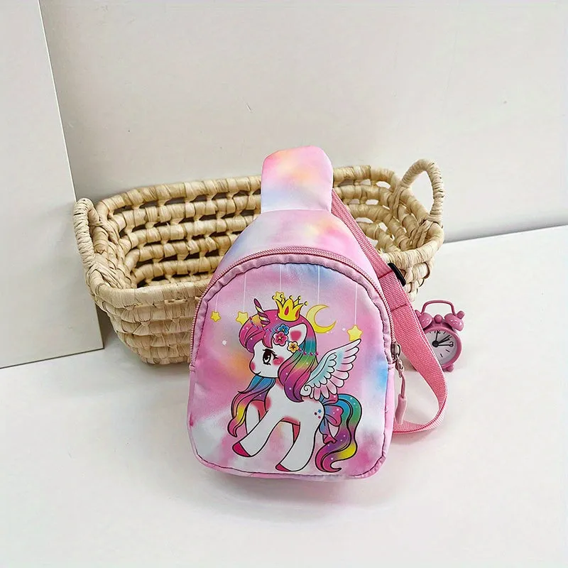 Unicorn Cartoon Shoulder Bag  Perfect Gift for Kids Ages 36