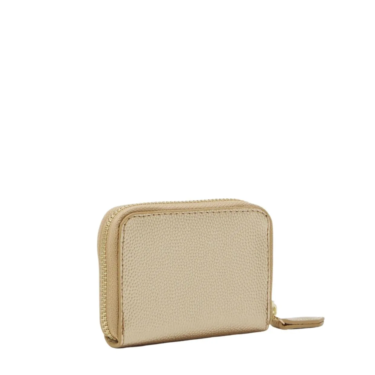 Valentino Bags Oro Small Divina Zip Round Purse