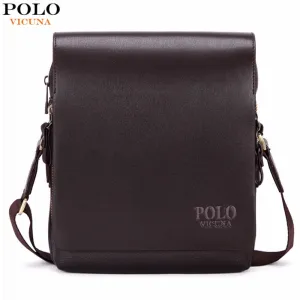 VICUNA POLO New Arrival Fashion Business Leather Men Messenger Bags Promotional Small Crossbody Shoulder Bag Casual Man Bag