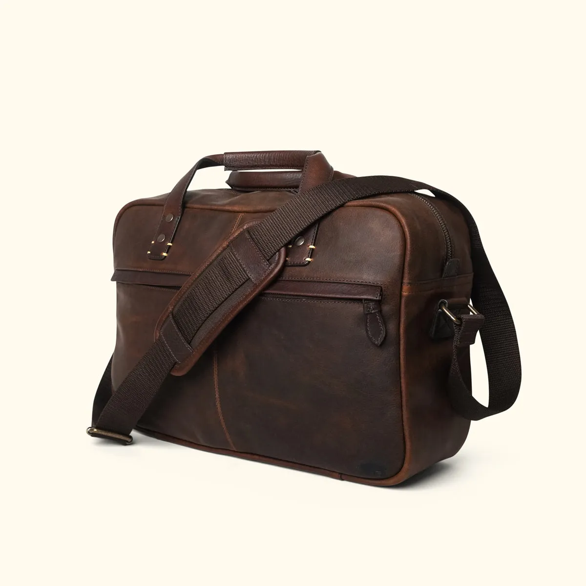 Walker Leather Pilot Bag | Vintage Oak