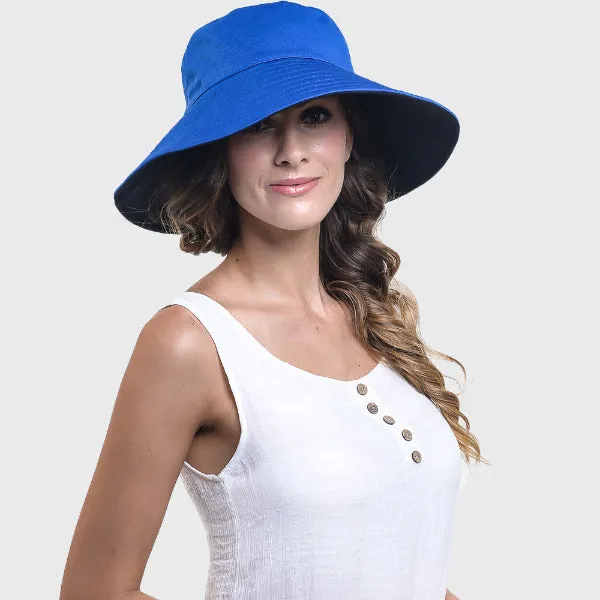 Women Reversible Wide Brim Bucket Hat UV218