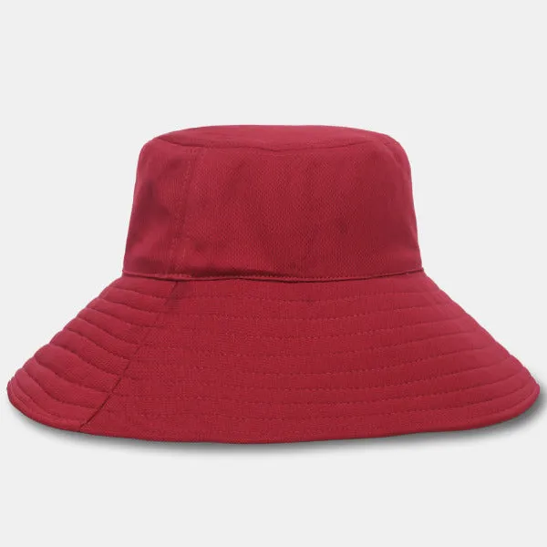 Women Reversible Wide Brim Bucket Hat UV218