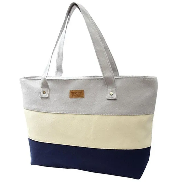 Women's fashion Leisure canvas handbag